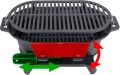 Grill żeliwny, grill mobilny, grill na ryby, na grzyby, grill na plażę, HUBOS