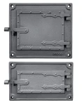Drzwiczki żeliwne DPK16W + DPK3W , H1634 + H1633