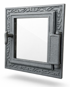 Drzwiczki żeliwne paleniskowe DPK14 355x325, H1617